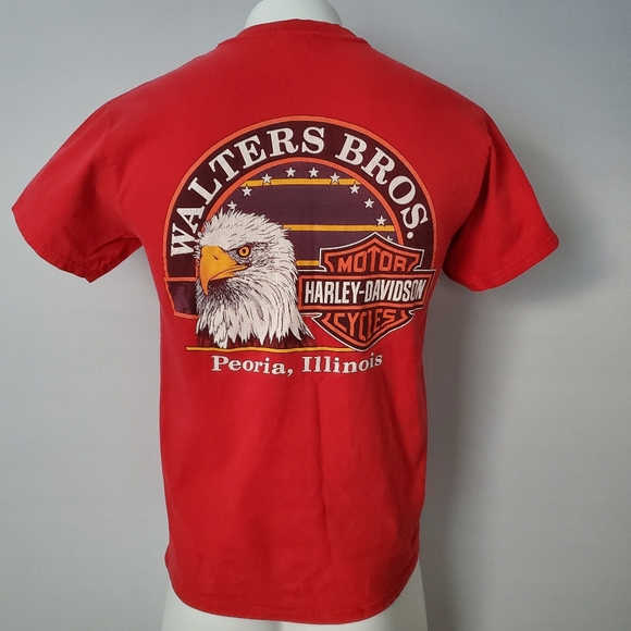 🔥Vintage 1998 Harley-Davidson Tee Red Size M🔥 - Picture 2 of 8